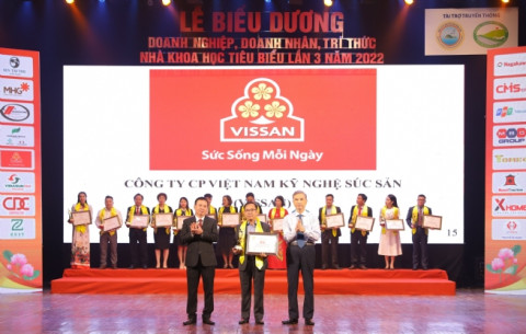 VISSAN đạt danh hiệu Top 10 Doanh nghiệp tiêu biểu Việt Nam năm 2022