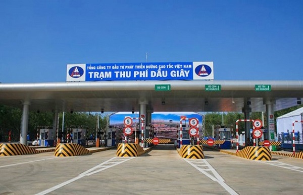 Trạm thu phí Dầu Giây tuyến cao tốc TP.HCM – Long Thành – Dầu Giây