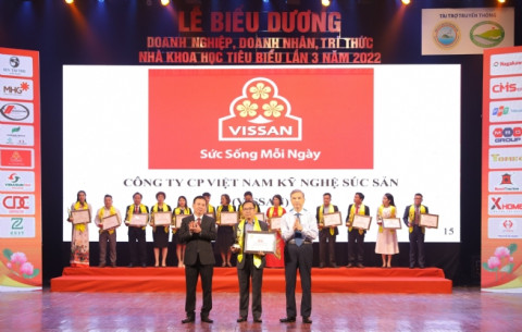 VISSAN was named one of Vietnam's Top Ten Typical Businesses in 2022