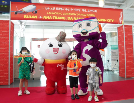 Vietjet inaugurates more Busan routes, boosting tourism and trade promotion with South Korea