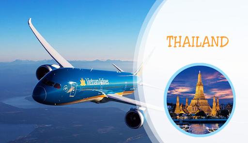 Vietnam Airlines has three daily direct flights linking Hanoi, Ho Chi Minh City, and Bangkok in Vietnam with Bangkok in Thailand.