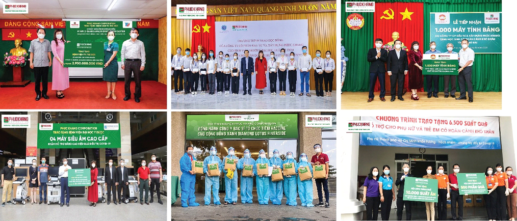 Some significant CSR actions of Phuc Khang Corporation in the 