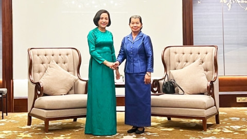 The Vietnam-Cambodia Friendship Association pays an official visit to Cambodia