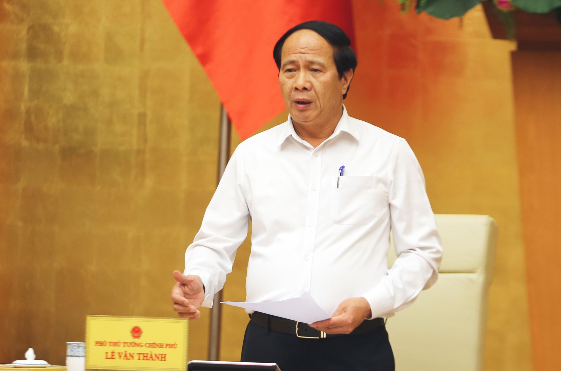 Phó Thủ tướng Lê Văn Thành đề nghị các địa phương rà soát những dự án sử dụng nguồn vốn địa phương đã được phân bổ vốn nhưng không khả thi