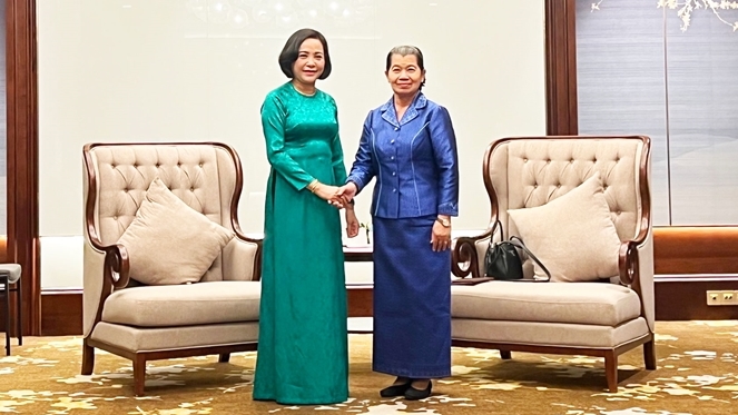 In June 2022, President of the Vietnam-Cambodia Friendship Association Nguyen Thi Thanh will meet with President of the Cambodia-Vietnam Friendship Association Men Sam An.