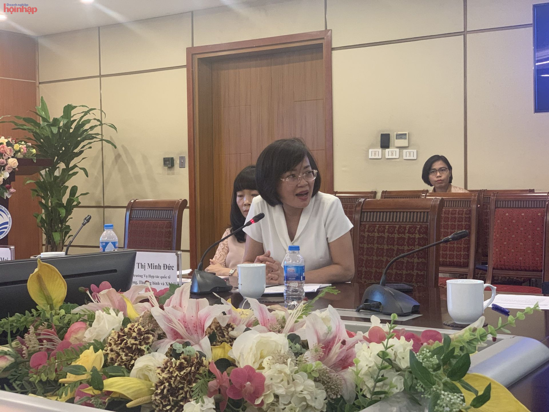 Ms Ha Thi Minh Duc, Deputy Director of International Cooperation Department, Ministry of Labor, War Invalids and Social Affairs. Ms Ha Thi Minh Duc, Deputy Director of International Cooperation Department, Ministry of Labor, War Invalids and Social Affairs.