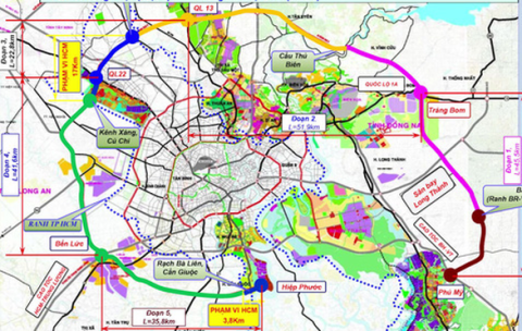 Thành phố Hồ Chí Minh đầu tư 100.000 tỷ đồng xây dựng đường Vành đai 4