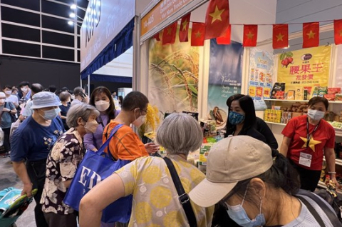 Đặc sản Việt Nam được trưng bày tại Hội chợ triển lãm ẩm thực Hong Kong