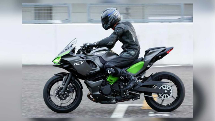 mẫu mô tô HEV mới của Kawasaki kế thừa nhiều trang bị của dòng xe Kawasaki chạy bằng xăng