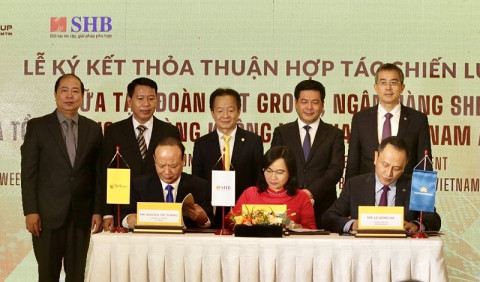 T&T Group and SHB are working together with Vietnam Airlines and Vietnam Railways in a strategic way