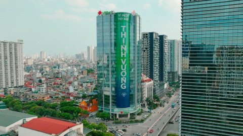 VPBank xác lập kỷ lục Việt Nam với bảng quảng cáo tòa nhà diện tích 2.000 m2