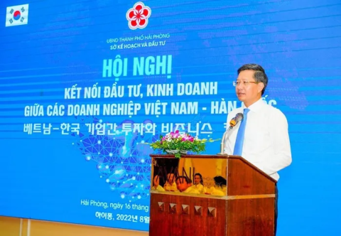 Hội nghị kết nối đầu tư các doanh nghiệp Việt Nam - Hàn Quốc được tổ chức tại Hải Phòng