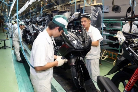 Honda Vietnam said that sales of motorcycles had gone up