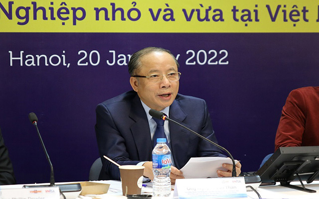 Ông Nguyễn Văn Thân Chủ tịch Hiệp hội Doanh nghiệp nhỏ và vừa