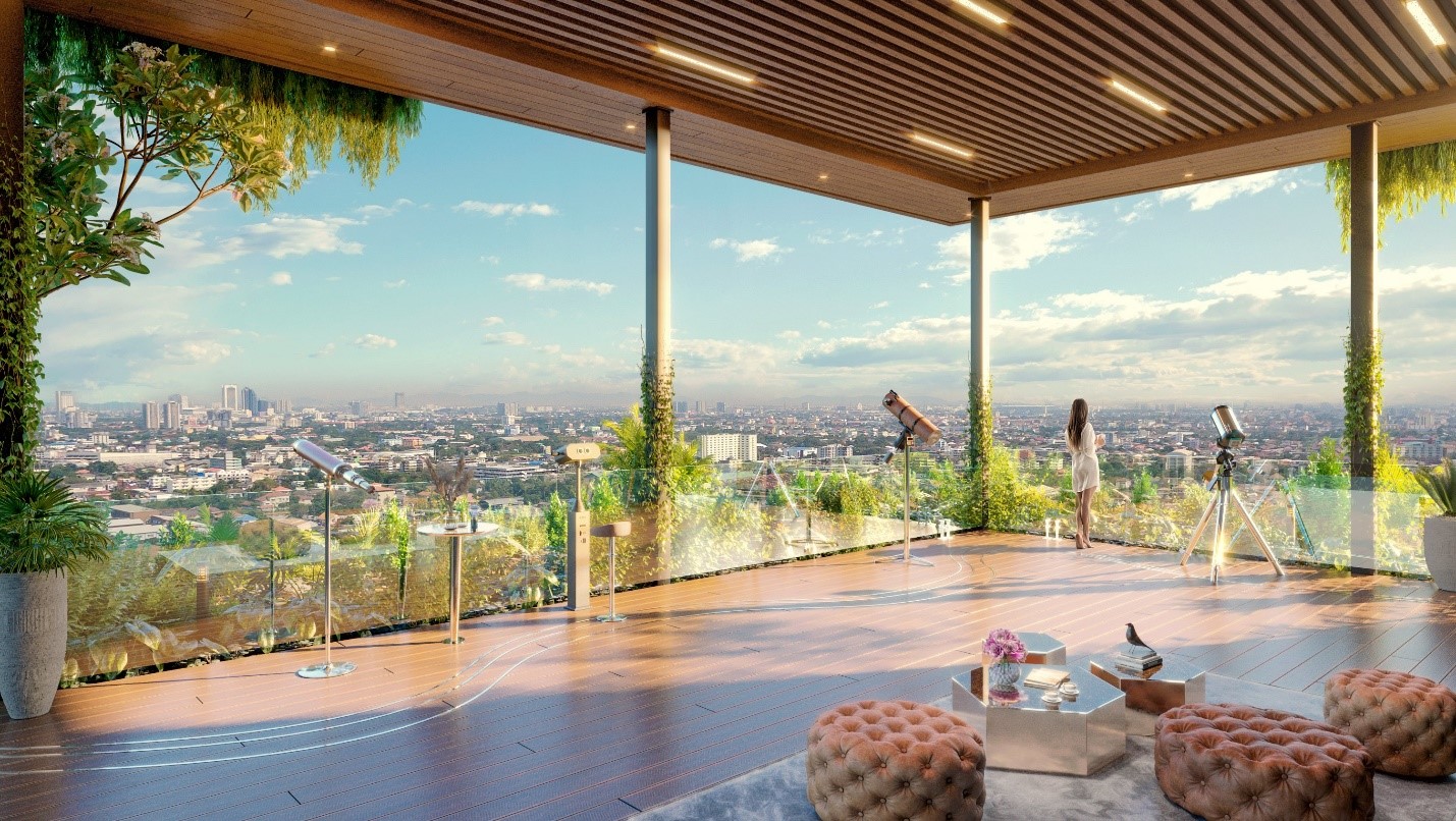 Photo 9: The afternoon is also a leisurely time for future owners of Happy One Central to admire the 360-degree panoramic view of the vast city from above, taking in the eyes of the vast, unlimited sky.