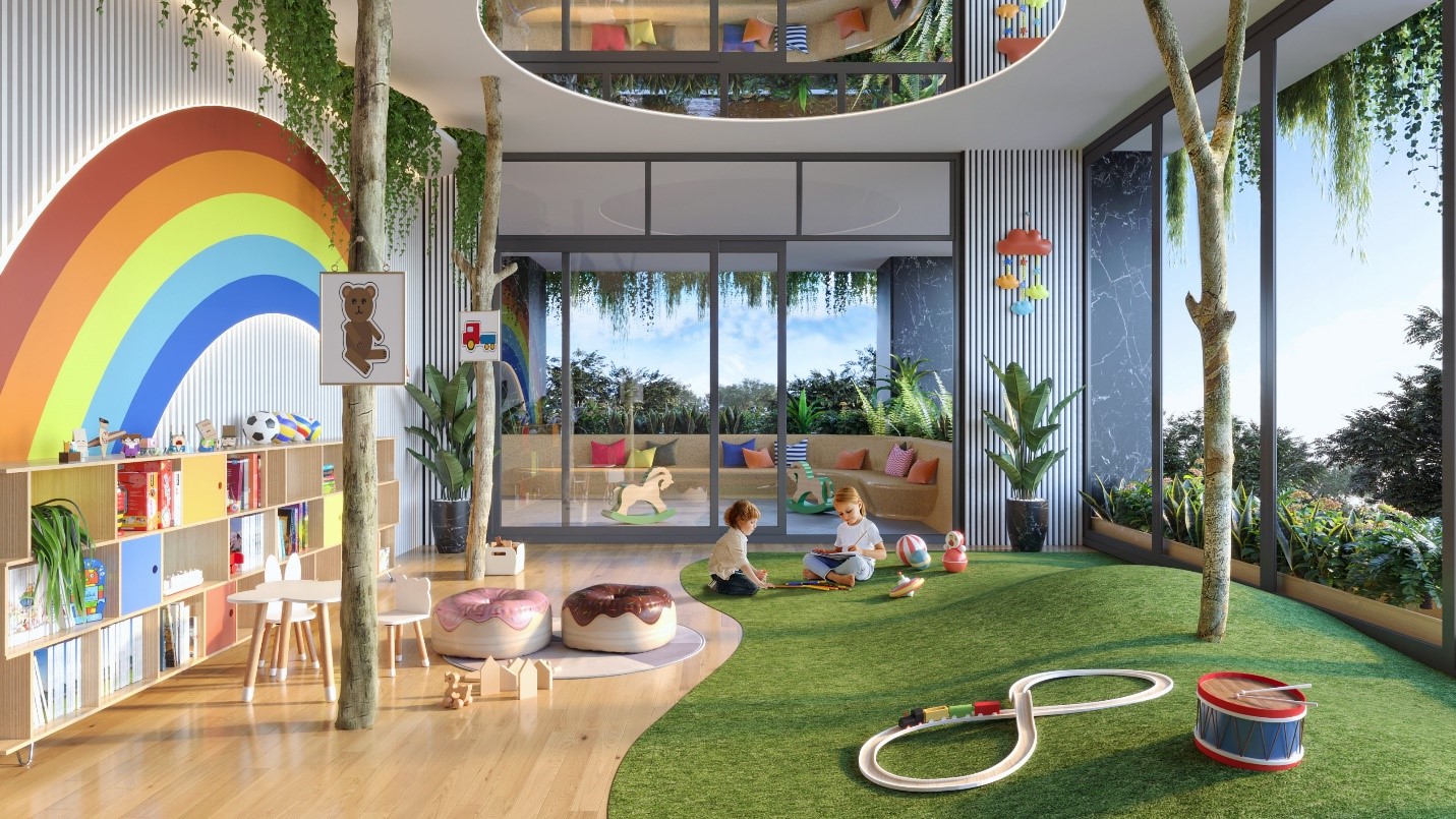 Photo 8: With future preschools, parents can rest assured to connect their children in a creative play area, a great space for both physical and intellectual development.