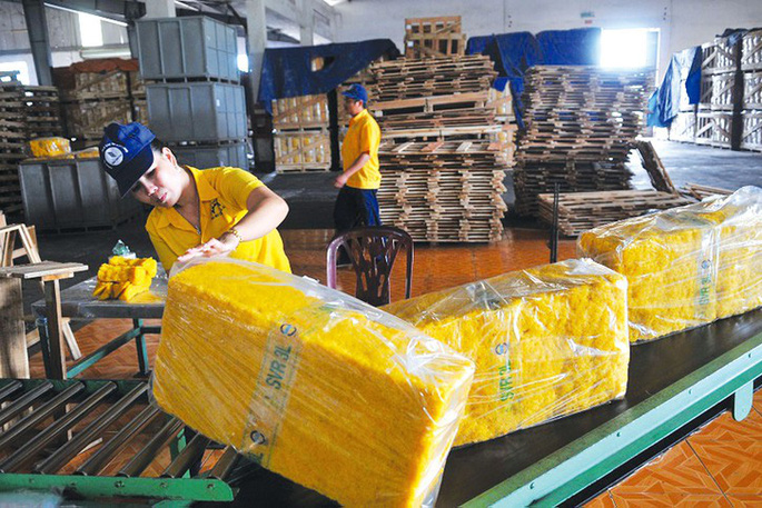 Photo: Rubber exports reached 1.68 billion USD in the first 7 months of the year.