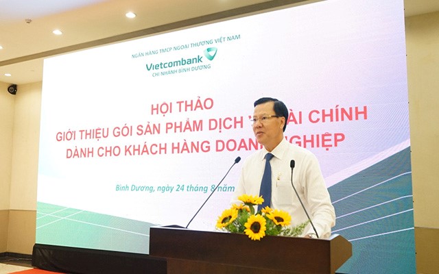 Director of Vietcombank Binh Duong, Mr. Nguyen Thai Minh Quang