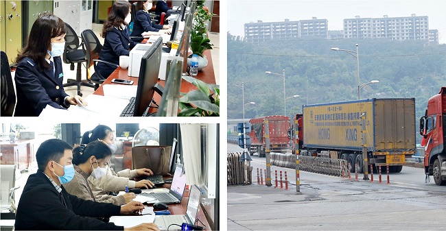 Tỉnh Lào Cai luôn tạo điều kiện thuận lợi nhất trong việc xuất khẩu hàng hóa qua các cửa khẩu.