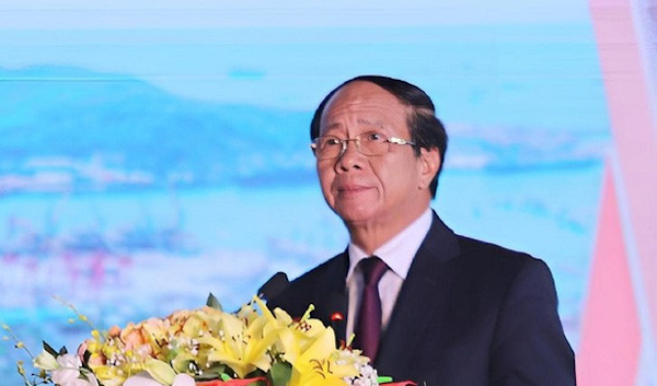 Phó Thủ tướng Chính phủ Lê Văn Thành phát biểu chỉ đạo tại lễ khánh thành nhà máy nhiệt điện BOT Nghi Sơn 2