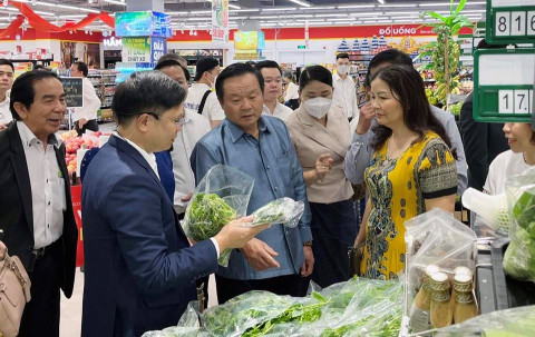 Lao businesses aspire to offer agricultural products and merchandise to Hanoi's retail system