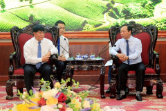 Chủ tịch UBND tỉnh Phú Thọ tiếp và làm việc với đoàn công tác tỉnh Bò Kẹo (Lào)