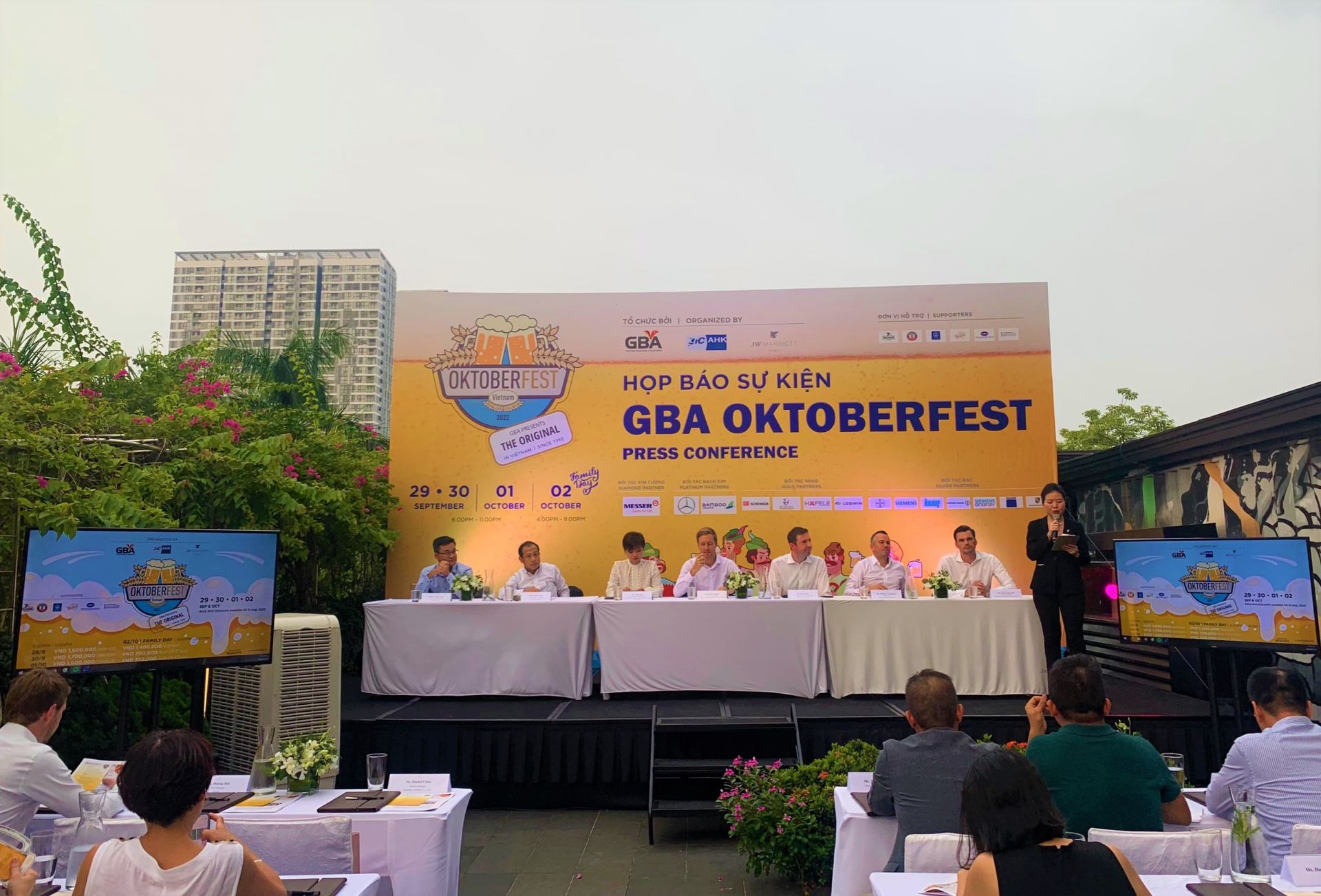Photo: Press conference for GBA Oktoberfest Vietnam 2022.