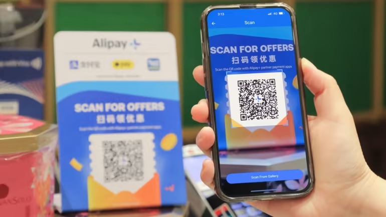 Ant Group nhằm mục đích kết nối các dịch vụ tài chính dựa trên mã QR với hệ thống Alipay + mới của mình. (Ảnh: Ant Group)