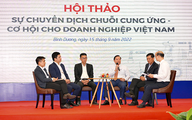 Hội thảo sự chuyển dịch chuỗi cung ứng – cơ hội cho doanh nghiệp Việt Nam
