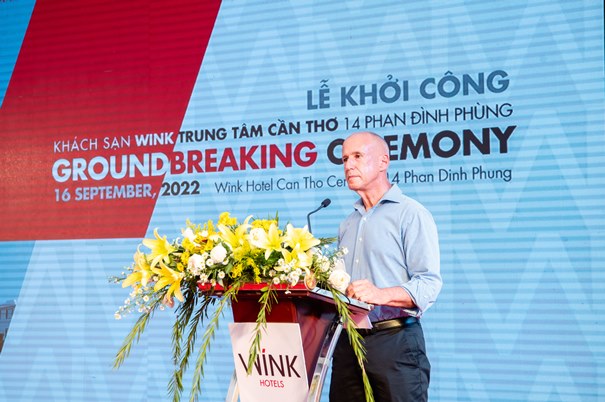 Ông Peter Ryder, Chủ tịch Wink Hotels kiêm Giám đốc điều hành Indochina Capital