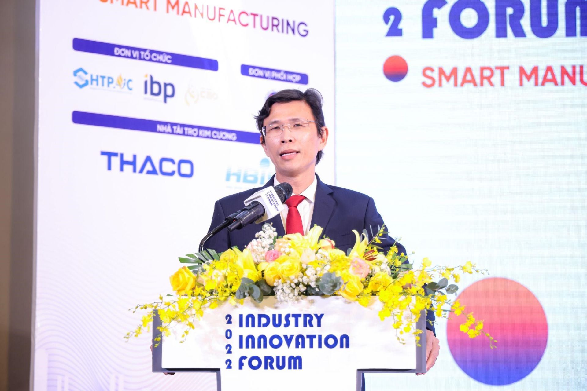 PGS. TS. Nguyễn Anh Thi, Trưởng ban Ban Quản lý Khu Công nghệ cao TP.HCM phát biểu mở đầu chương trình