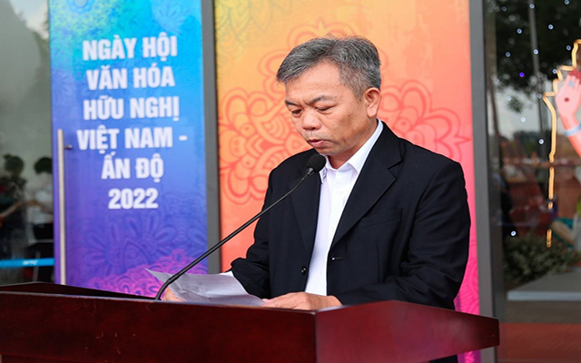 Ông Nguyễn Văn Thanh Huy – Phó Tổng Giám đốc Tổng công ty Becamex IDC phát biểu tại lễ khai mạc