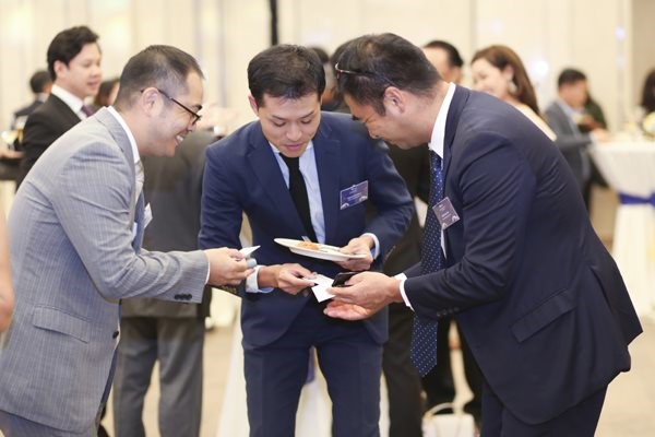 Japanese and Vietnamese business representatives gathered as guests during RECOF's 8th-anniversary celebration in Vietnam in 2019. Image: RECOF.