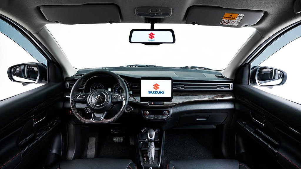 Bên trong khoang lái của xe Suzuki Ertiga Hybrid