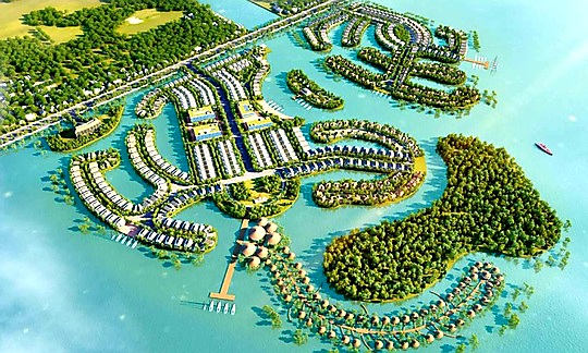 khu du lịch sinh thái và biệt thự Đầm Thị Nại do Công ty CP Thị Nại Eco Bay làm chủ đầu tư, được quy hoạch là khu du lịch nghỉ dưỡng kết hợp biệt thự nhà ở và các công trình dịch vụ thương mại với tổng vốn gần 5.000 tỉ đồng.