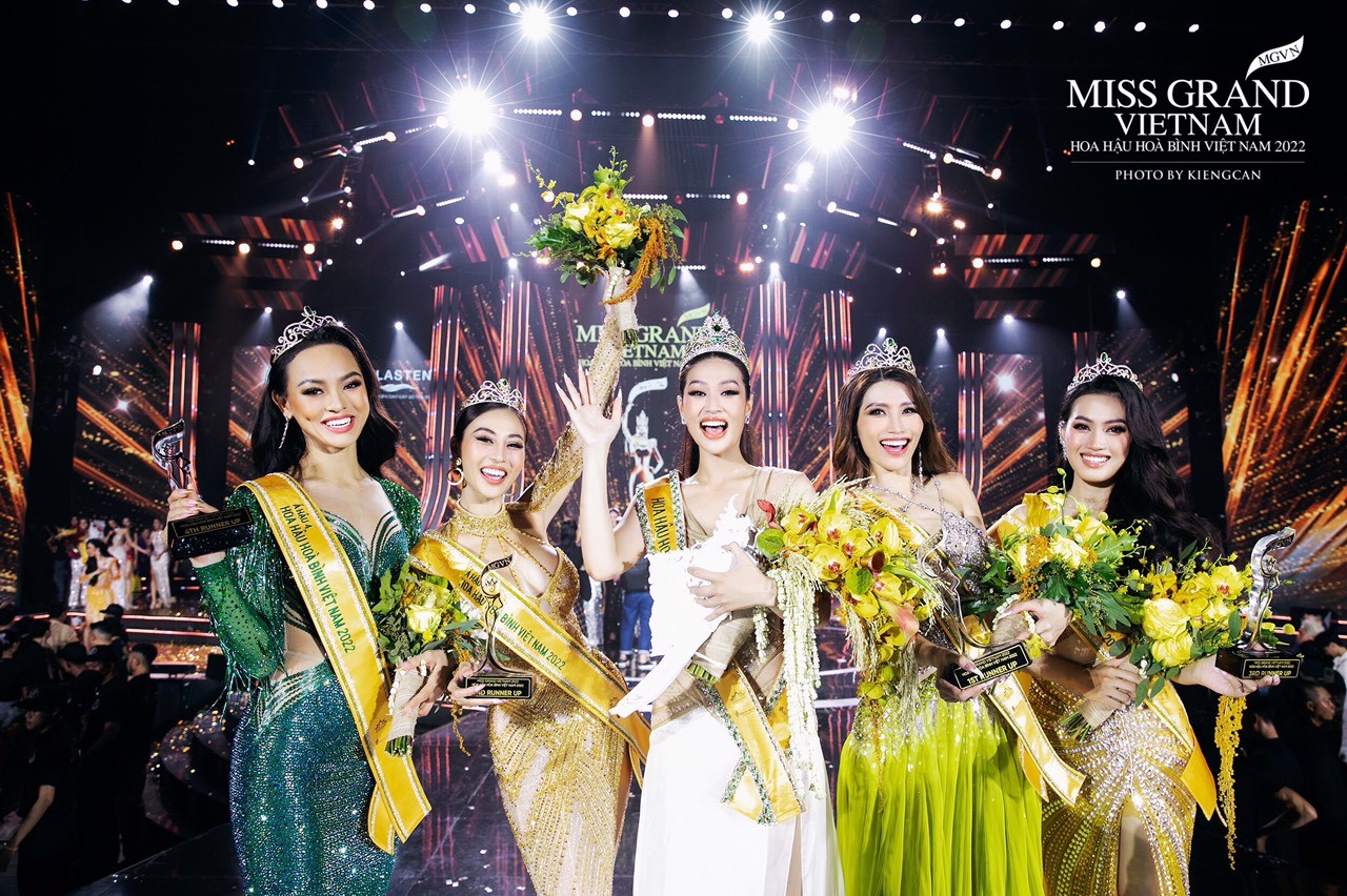 Doan Thien An, Miss Grand Vietnam 2022, and the runner-ups