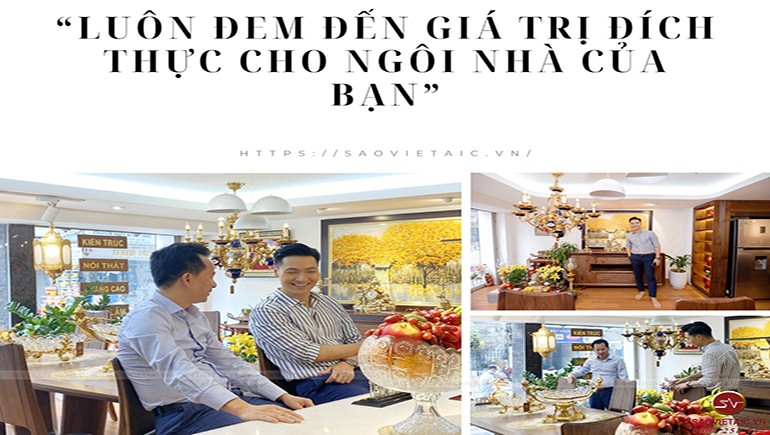 Công ty Cổ phần Kiến trúc & Nội thất Sao Việt: Bản sắc tạo nên thương hiệu, bản lĩnh khẳng định thành công