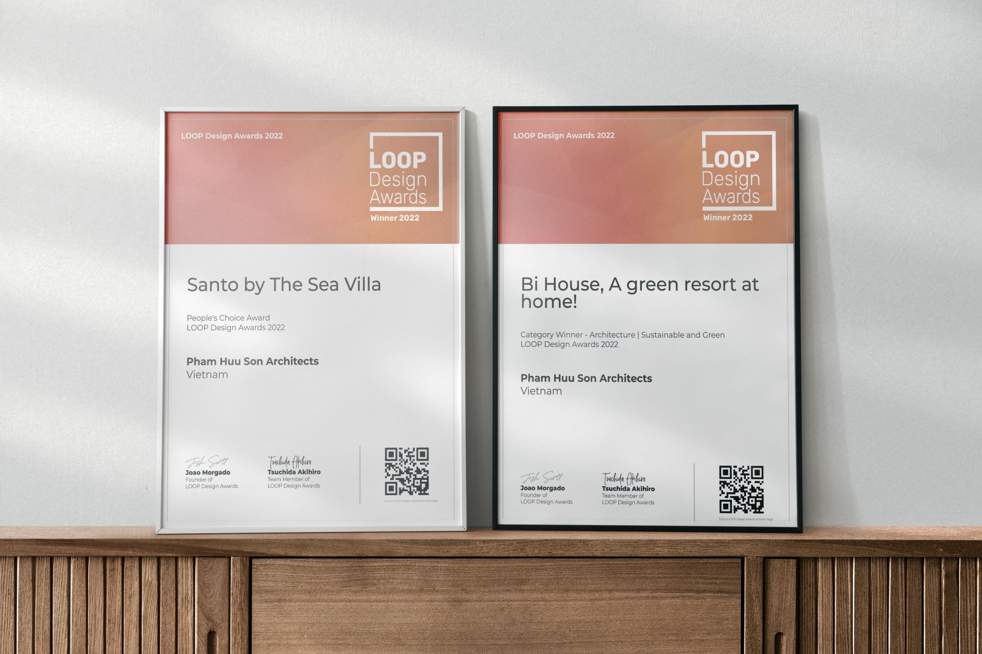 Loop Design Awards 2022 chứng nhận vinh danh với hai tác phẩm thiết kế mang hai phong cách riêng biệt tại Nha trang - Khánh Hòa