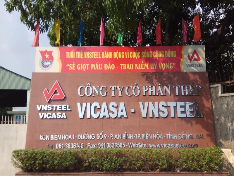 Thép Vicasa - Vnsteel báo lỗ chưa từng có trong 13 năm
