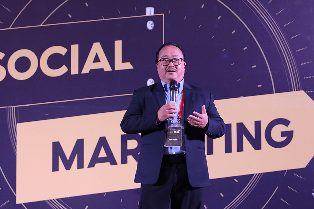 Ông Nguyễn Ngọc Dũng phát biểu khai mạc trong sự kiện VOMF 2022