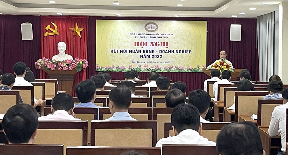 Quang cảnh Hội nghị kết nối ngân hàng - doanh nghiệp năm 2022