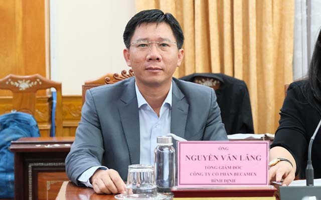 Ông Nguyễn Văn Lăng – Tổng Giám đốc Công ty CP Becamex Bình Định