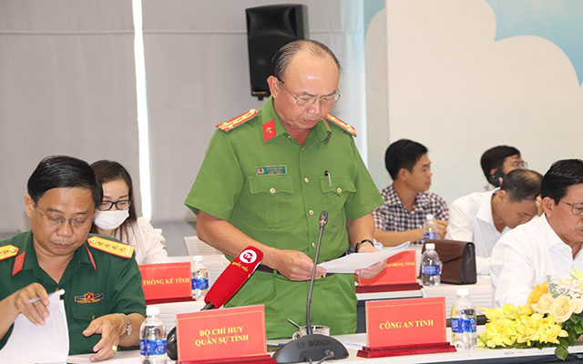 Ông Trần Văn Chính, Phó Giám đốc Công an tỉnh Bình Dương