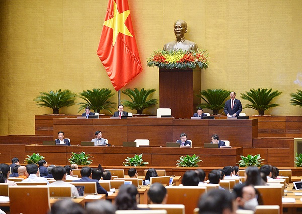 Phó Chủ tịch Quốc hội Trần Quang Phương phát biểu điều hành phiên chất vấn