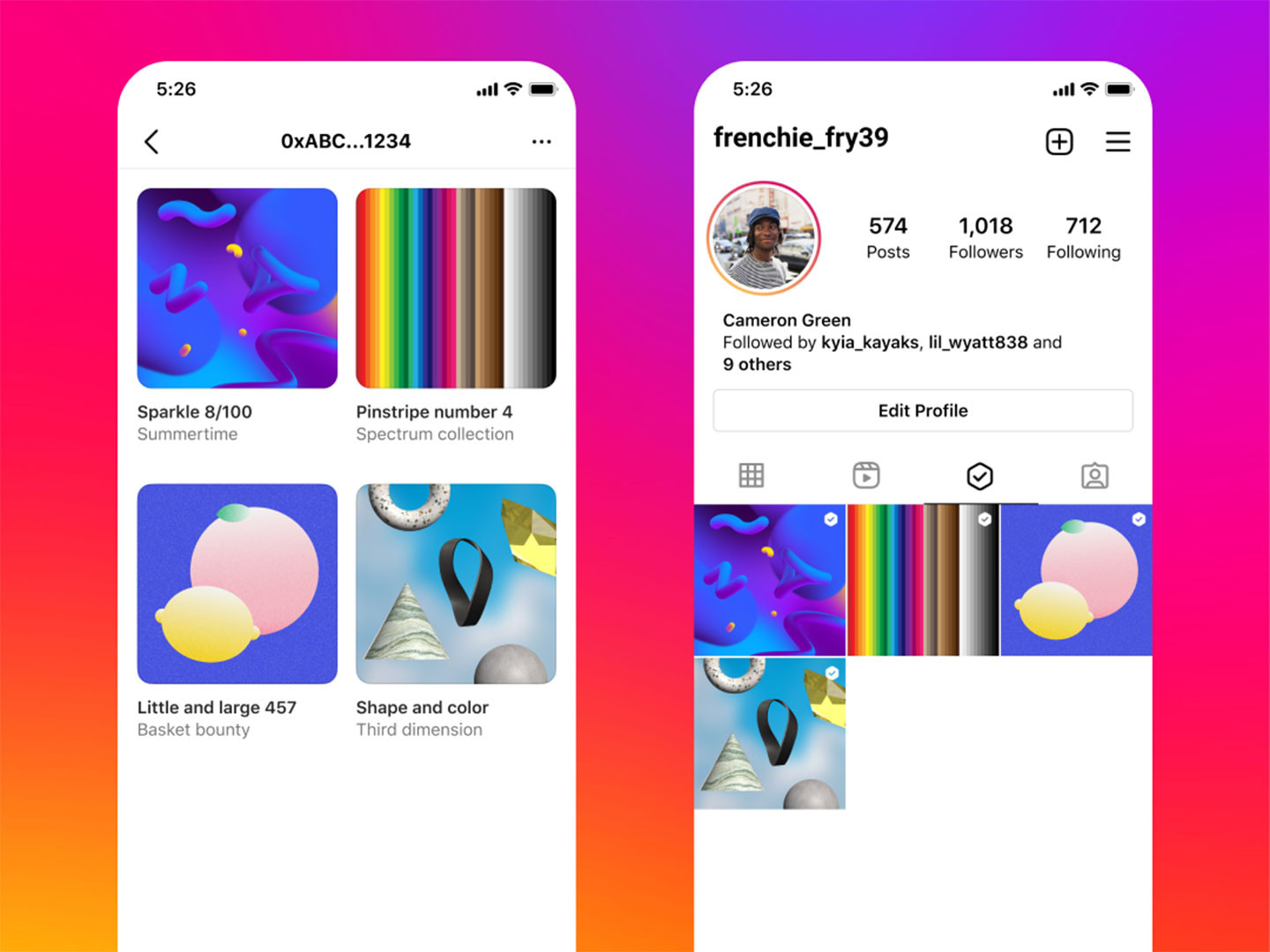Meta đã bắt đầu cho thử nghiệm tính năng mua bán NFT trên nền tảng chia sẻ ảnh Instagram.