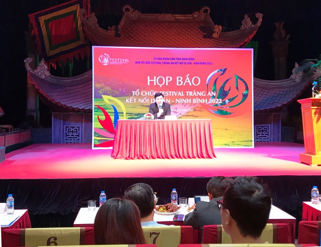 Buổi họp báo về  tổ chức Festival Tràng An kết nối di sản tại Hà Nội