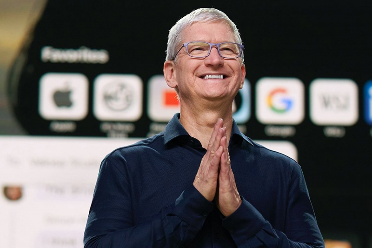 Ảnh minh họa CEO Apple Tim Cook thừa nhận tình hình kinh tế đã buộc ông phải đóng băng việc tuyển dụng mới ở một số bộ phận của Apple