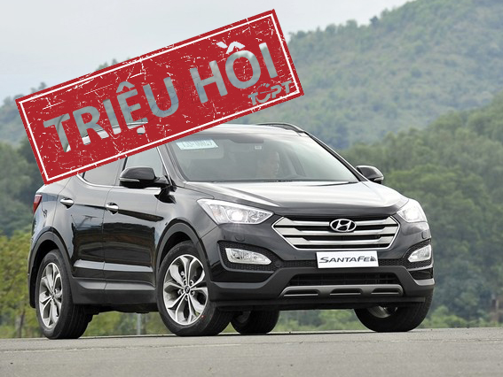 Hyundai Santa Fe bị triệu hồi trên toàn cầu vì lỗi hệ thống ABS