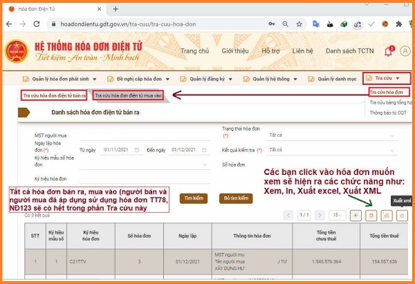 Trang web https://hoadondientu.gdt.gov.vn là cổng thông tin tra cứu hóa đơn điện tử chính thống, tin cậy