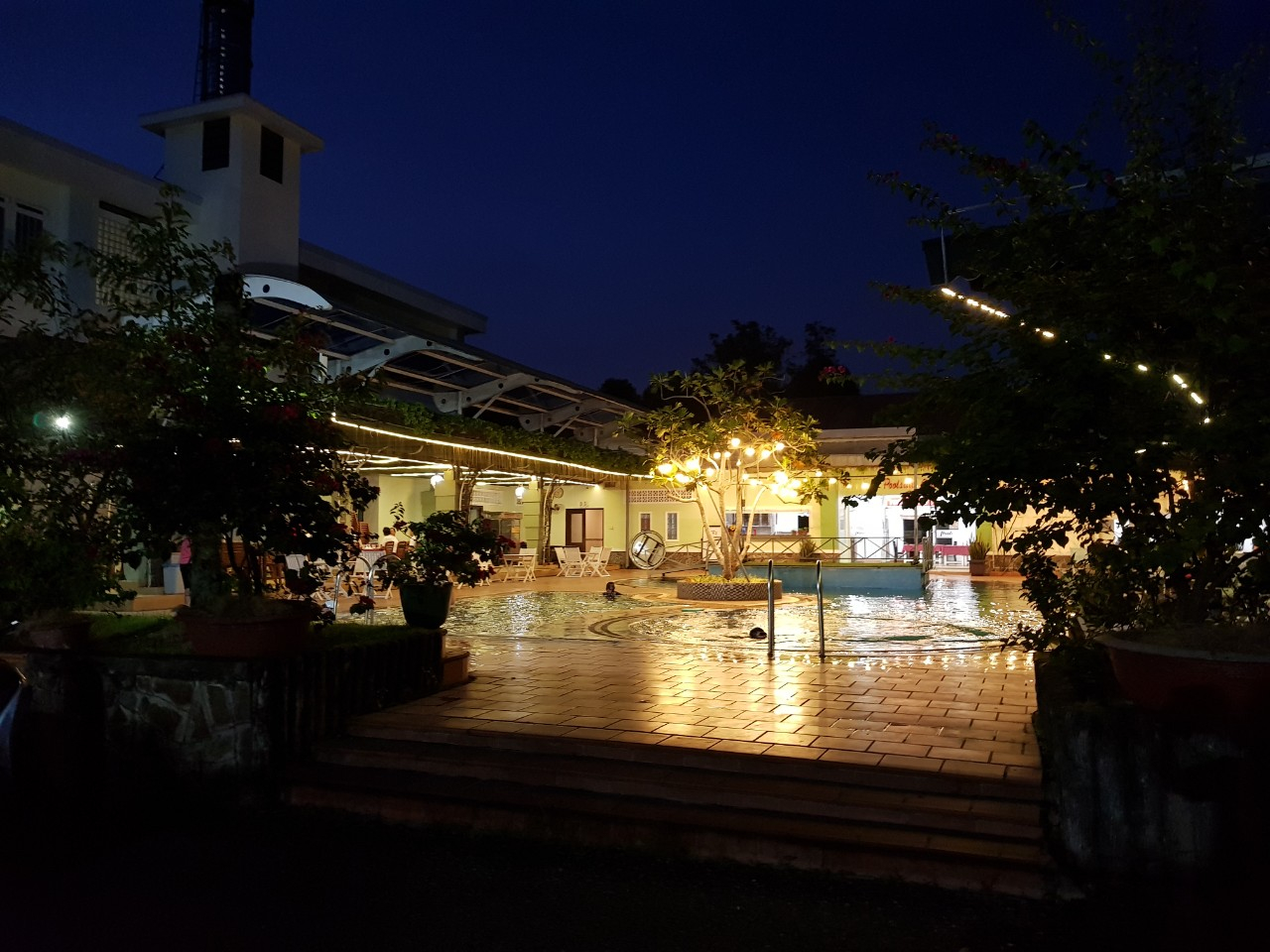 Crystal clear pool at Sao Mai Resort